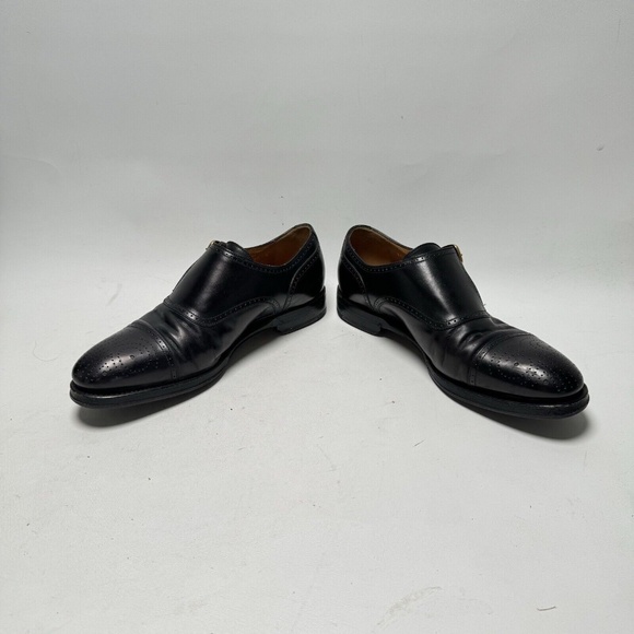 Rare - GUCCI Black Monk Strap Leather Shoes - US 8 - Excellent Condition - Picture 5 of 16